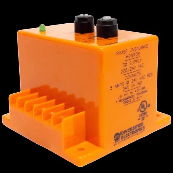 Phase Loss, Unbalance And Under Voltage Relay, 380VAC, Atc Diversified Electronics, Mfr#: SLE-380-ALE